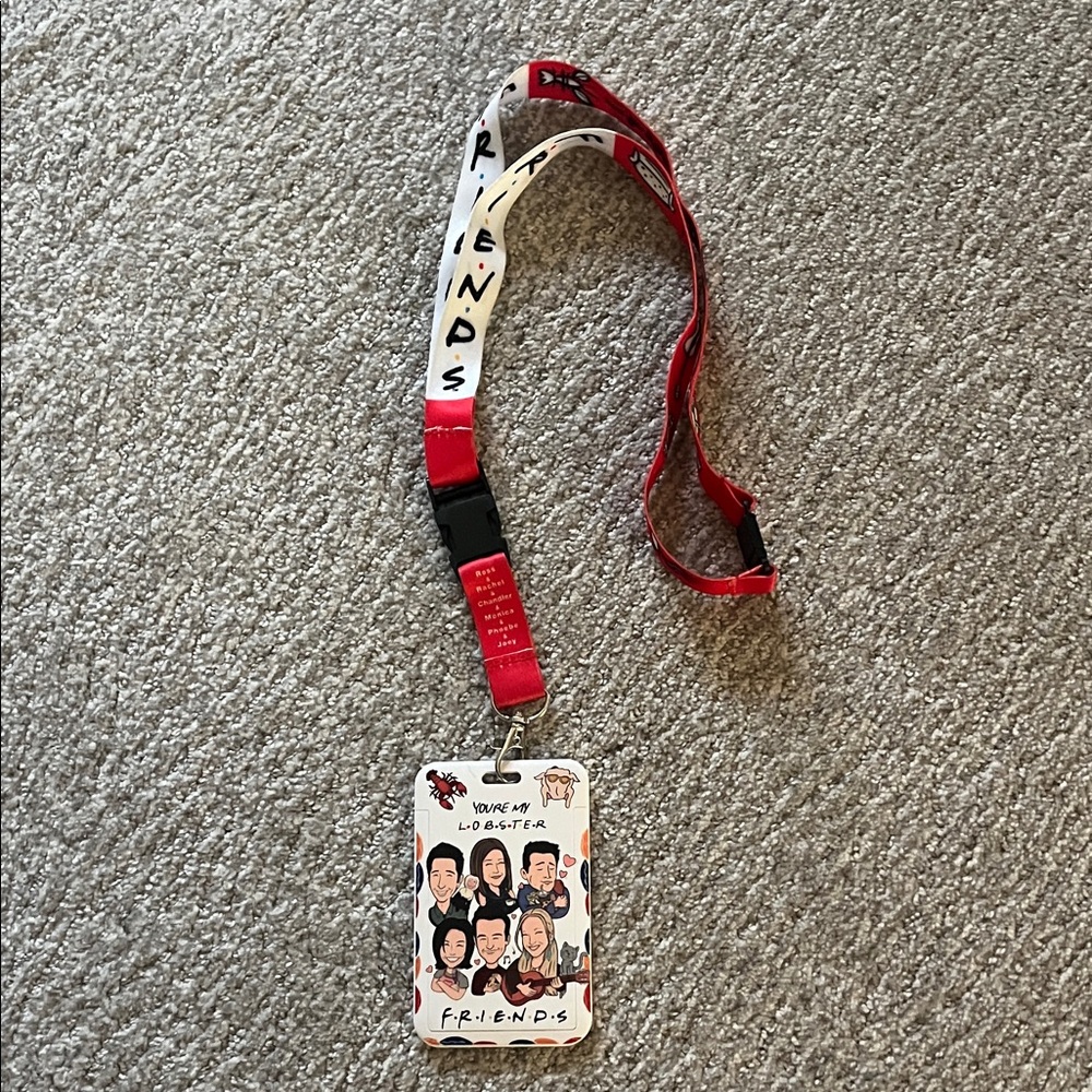 Friends Themed Lanyard with ID Holder